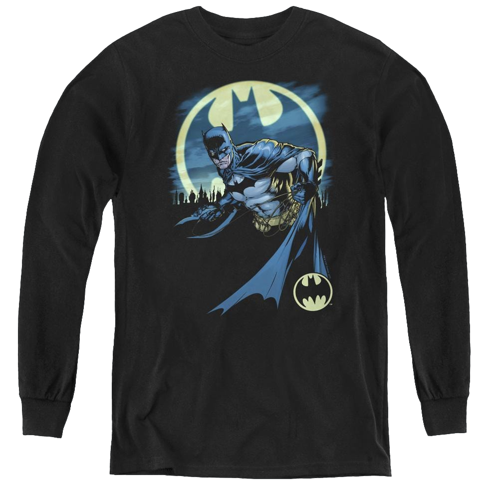 Dc Batman Heed The Call - Youth Long Sleeve T-Shirt Youth Long Sleeve T-Shirt Batman   