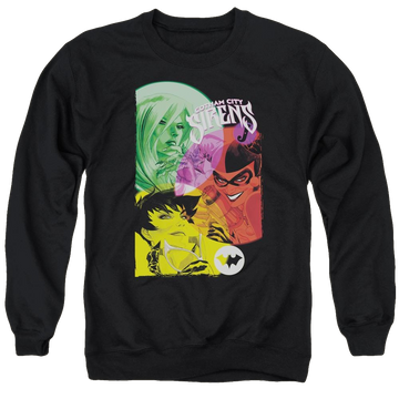 Batman Gotham Sirens - Men's Crewneck Sweatshirt Men's Crewneck Sweatshirt Batman   