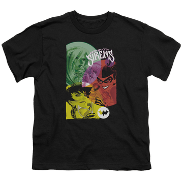 DC Batman Gotham Sirens - Youth T-Shirt Youth T-Shirt (Ages 8-12) Batman   