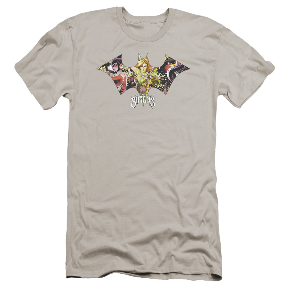 Batman Sirens Bat - Men's Premium Slim Fit T-Shirt Men's Premium Slim Fit T-Shirt Batman   