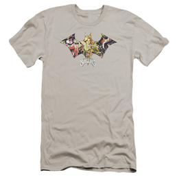Batman Sirens Bat - Men's Premium Slim Fit T-Shirt Men's Premium Slim Fit T-Shirt Batman   