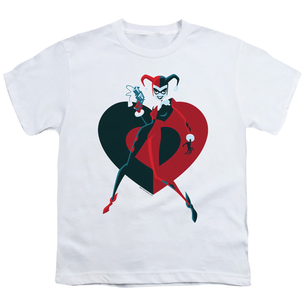 Harley Quinn Harley Heart - Youth T-Shirt Youth T-Shirt (Ages 8-12) Harley Quinn   