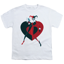 Harley Quinn Harley Heart - Youth T-Shirt Youth T-Shirt (Ages 8-12) Harley Quinn   