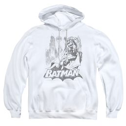Batman Bat Sketch - Pullover Hoodie Pullover Hoodie Batman   
