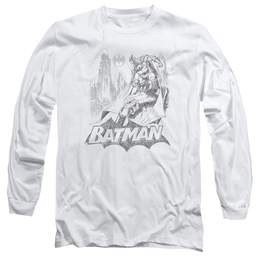 Batman Bat Sketch - Men's Long Sleeve T-Shirt Men's Long Sleeve T-Shirt Batman   