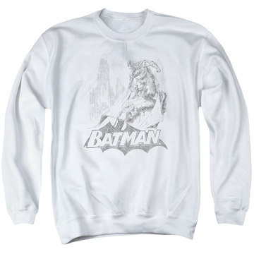 Batman Bat Sketch - Men's Crewneck Sweatshirt Men's Crewneck Sweatshirt Batman   