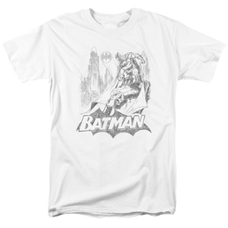 Batman Bat Sketch - Men's Regular Fit T-Shirt Men's Regular Fit T-Shirt Batman   