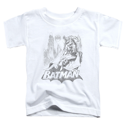DC Batman Bat Sketch - Toddler T-Shirt Toddler T-Shirt Batman   