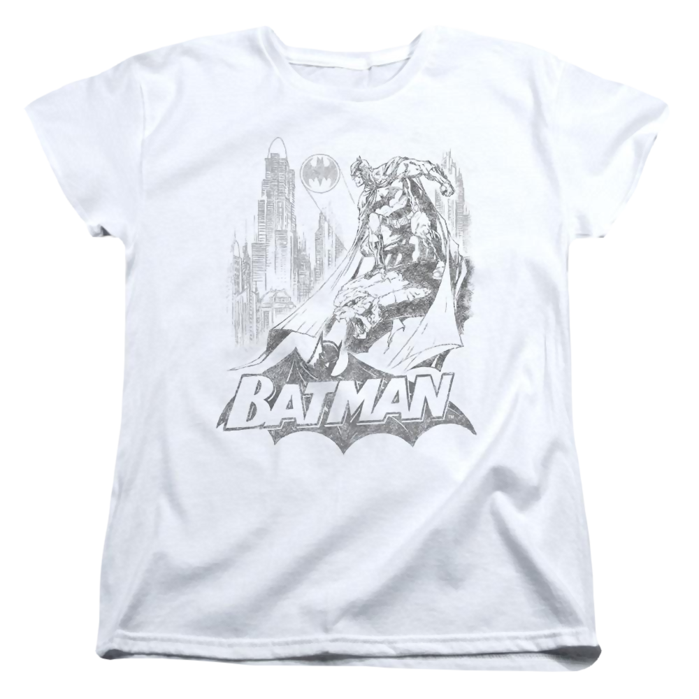 Batman Bat Sketch - Women's T-Shirt Women's T-Shirt Batman   