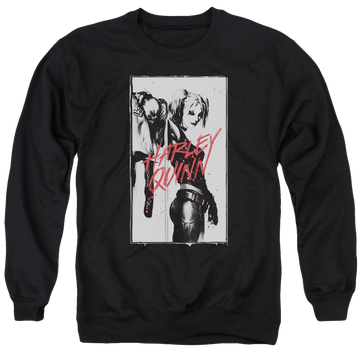 Harley Quinn Batman Inked Quinn - Men's Crewneck Sweatshirt Men's Crewneck Sweatshirt Harley Quinn   