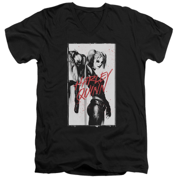 Harley Quinn Batman Inked Quinn - Men's V-Neck T-Shirt Men's V-Neck T-Shirt Harley Quinn   