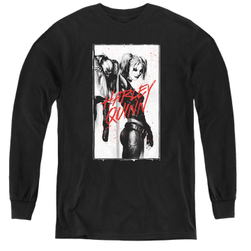 Harley Quinn Batman Inked Quinn - Youth Long Sleeve T-Shirt Youth Long Sleeve T-Shirt Harley Quinn   