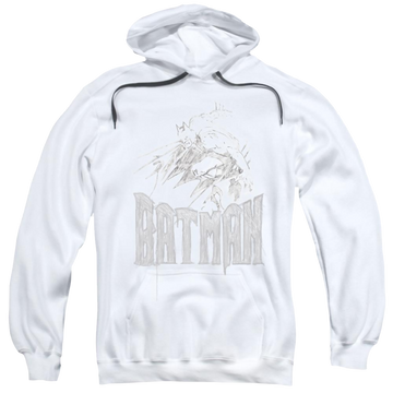 Batman Knight Sketch - Pullover Hoodie Pullover Hoodie Batman   