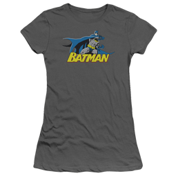 Batman 8 Bit Cape - Juniors T-Shirt Juniors T-Shirt Batman   