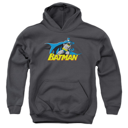 DC Batman 8 Bit Cape - Youth Hoodie Youth Hoodie (Ages 8-12) Batman   
