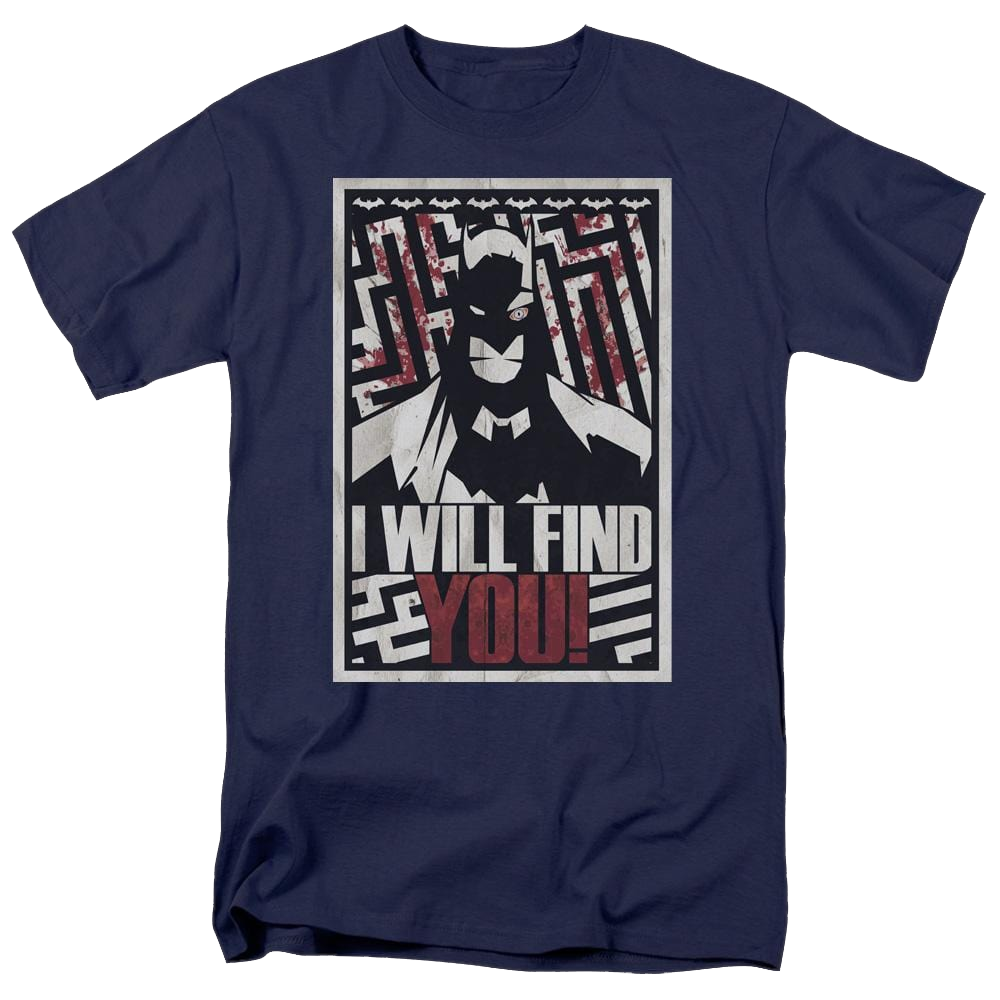 Batman I Will Fnd You - Men's Regular Fit T-Shirt Men's Regular Fit T-Shirt Batman   
