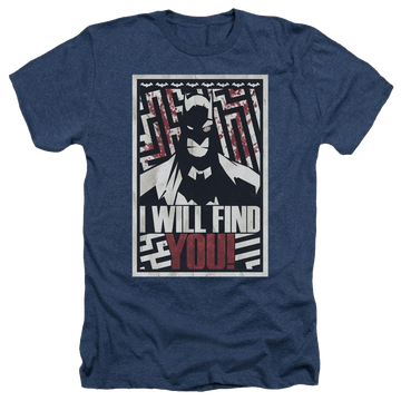 Batman I Will Fnd You - Men's Heather T-Shirt Men's Heather T-Shirt Batman   