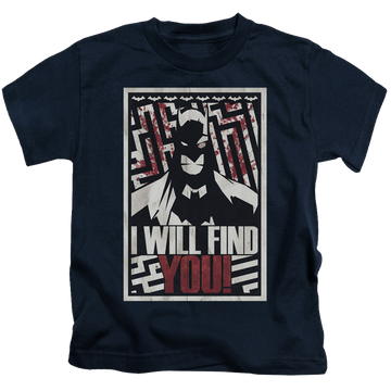 DC Batman I Will Find You - Kid's T-Shirt Kid's T-Shirt (Ages 4-7) Batman   