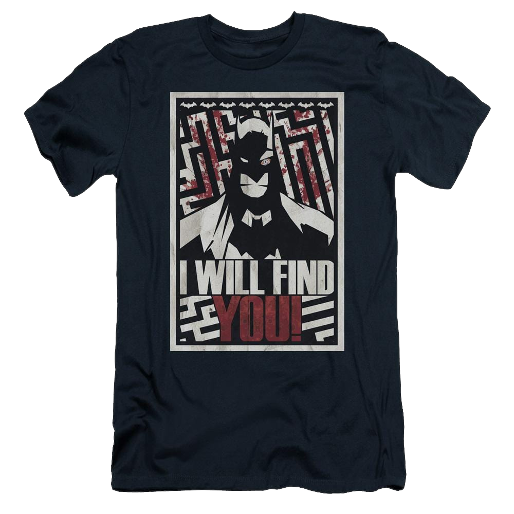 Batman I Will Fnd You - Men's Slim Fit T-Shirt Men's Slim Fit T-Shirt Batman   