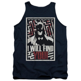 Batman I Will Fnd You Men's Tank Men's Tank Batman   