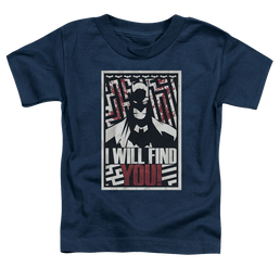 DC Batman I Will Find You - Toddler T-Shirt Toddler T-Shirt Batman   