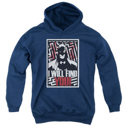 DC Batman I Will Find You - Youth Hoodie Youth Hoodie (Ages 8-12) Batman   
