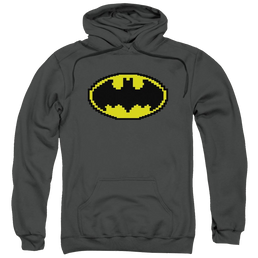 Batman Pixel Symbol - Pullover Hoodie Pullover Hoodie Batman   