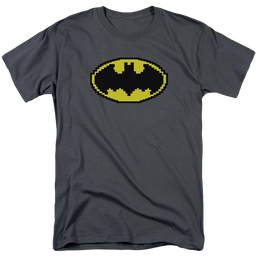 Batman Pixel Symbol - Men's Regular Fit T-Shirt Men's Regular Fit T-Shirt Batman   