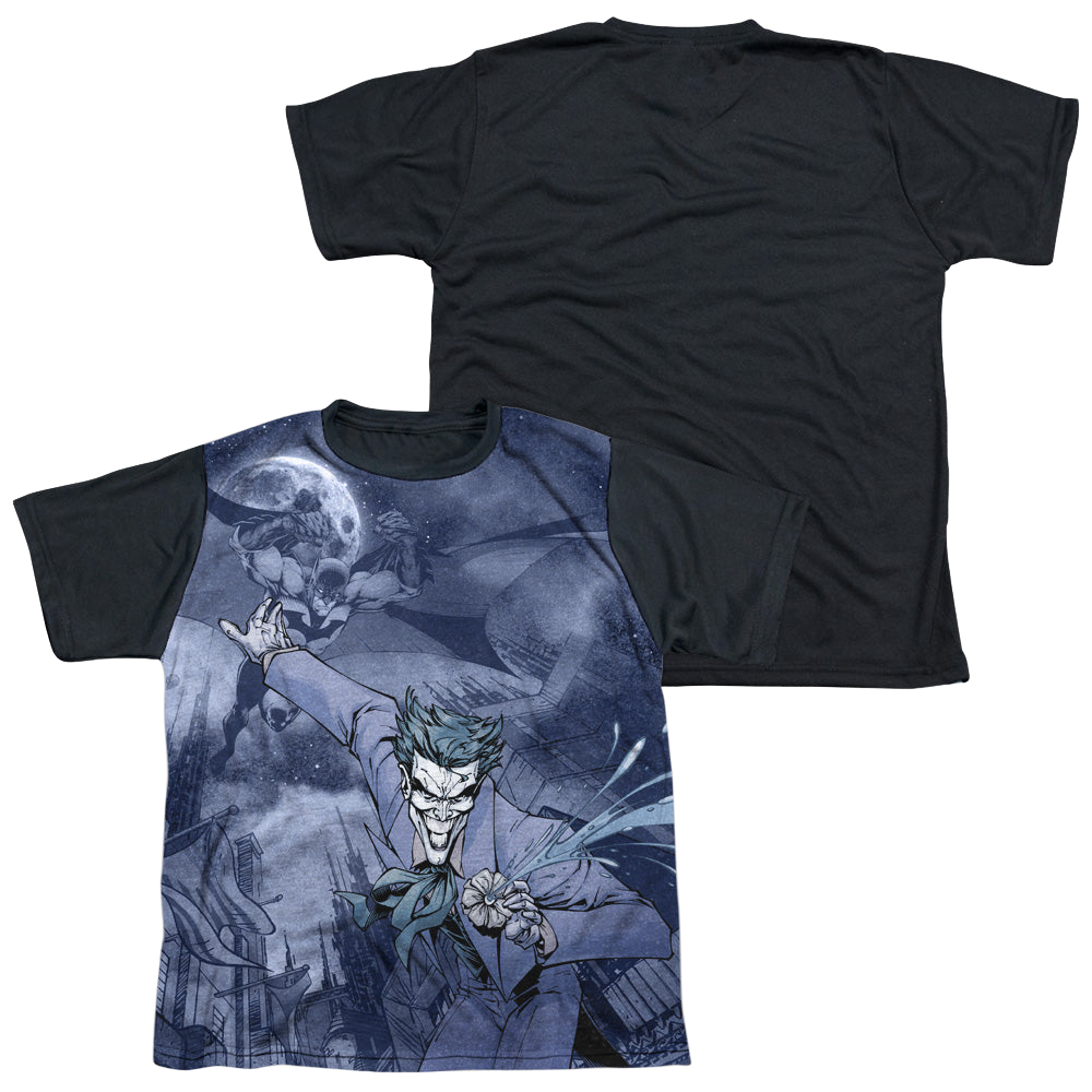 Joker, The Catch The Joker - Youth Black Back T-Shirt Youth Black Back T-Shirt (Ages 8-12) Joker   