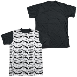 Batman Repeat Dark Knight - Men's Black Back T-Shirt Men's Black Back T-Shirt Batman   