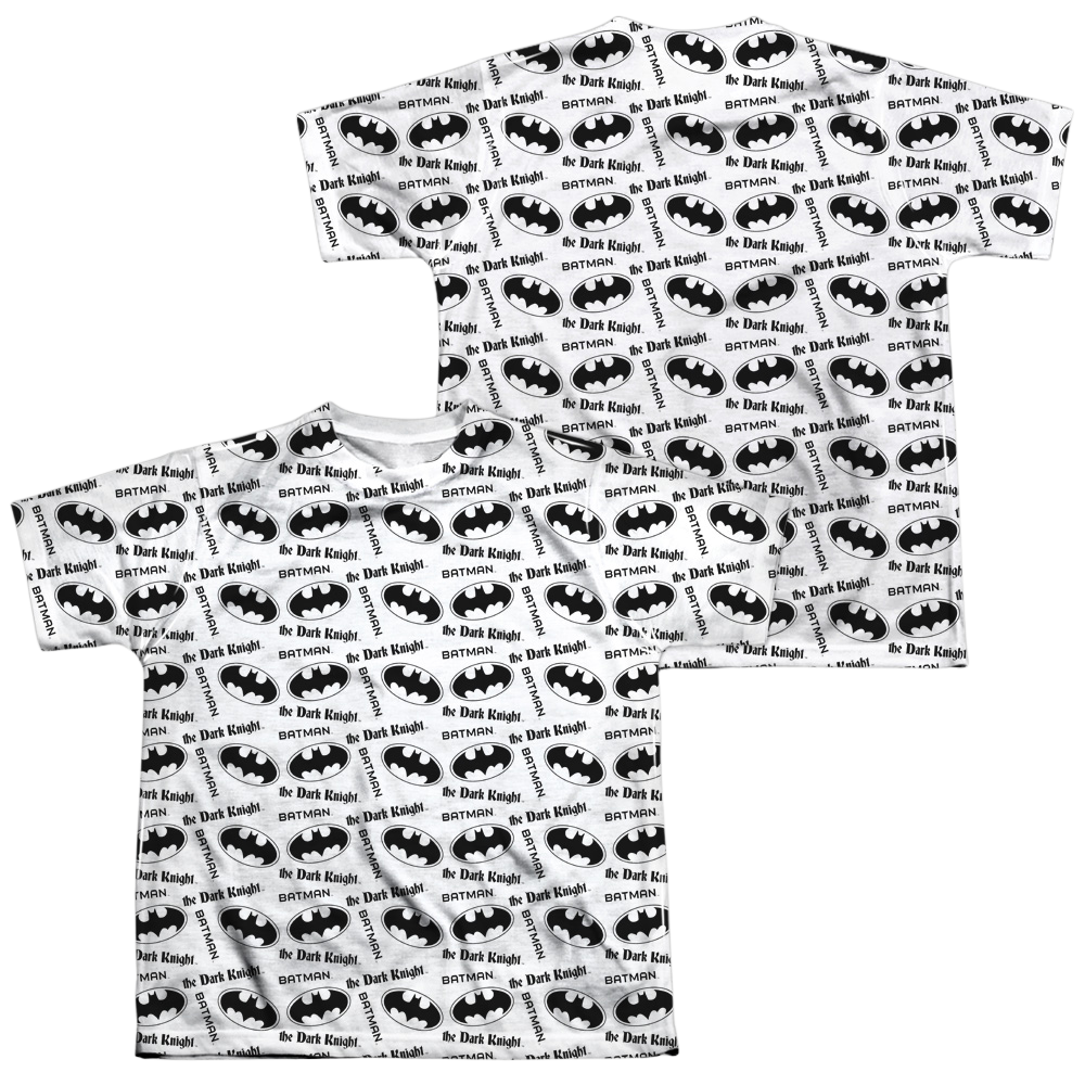 DC Batman Repeat Dark Knight - Youth All-Over Print T-Shirt Youth All-Over Print T-Shirt (Ages 8-12) Batman   