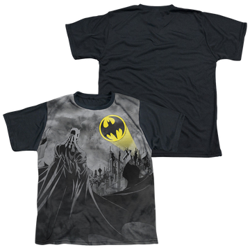 DC Batman Heed The Call - Youth Black Back T-Shirt Youth Black Back T-Shirt (Ages 8-12) Batman   