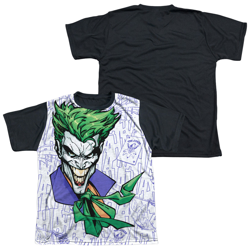 DC Batman Laugh Clown Laugh - Youth Black Back T-Shirt Youth Black Back T-Shirt (Ages 8-12) Batman   