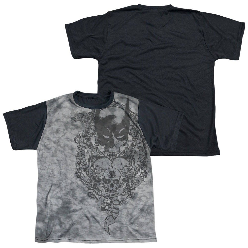 DC Batman Overtaken - Youth Black Back T-Shirt Youth Black Back T-Shirt (Ages 8-12) Batman   