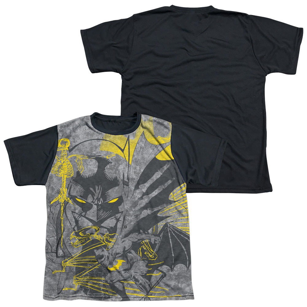 DC Batman Symbiotic - Youth Black Back T-Shirt Youth Black Back T-Shirt (Ages 8-12) Batman   