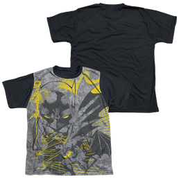 DC Batman Symbiotic - Youth Black Back T-Shirt Youth Black Back T-Shirt (Ages 8-12) Batman   
