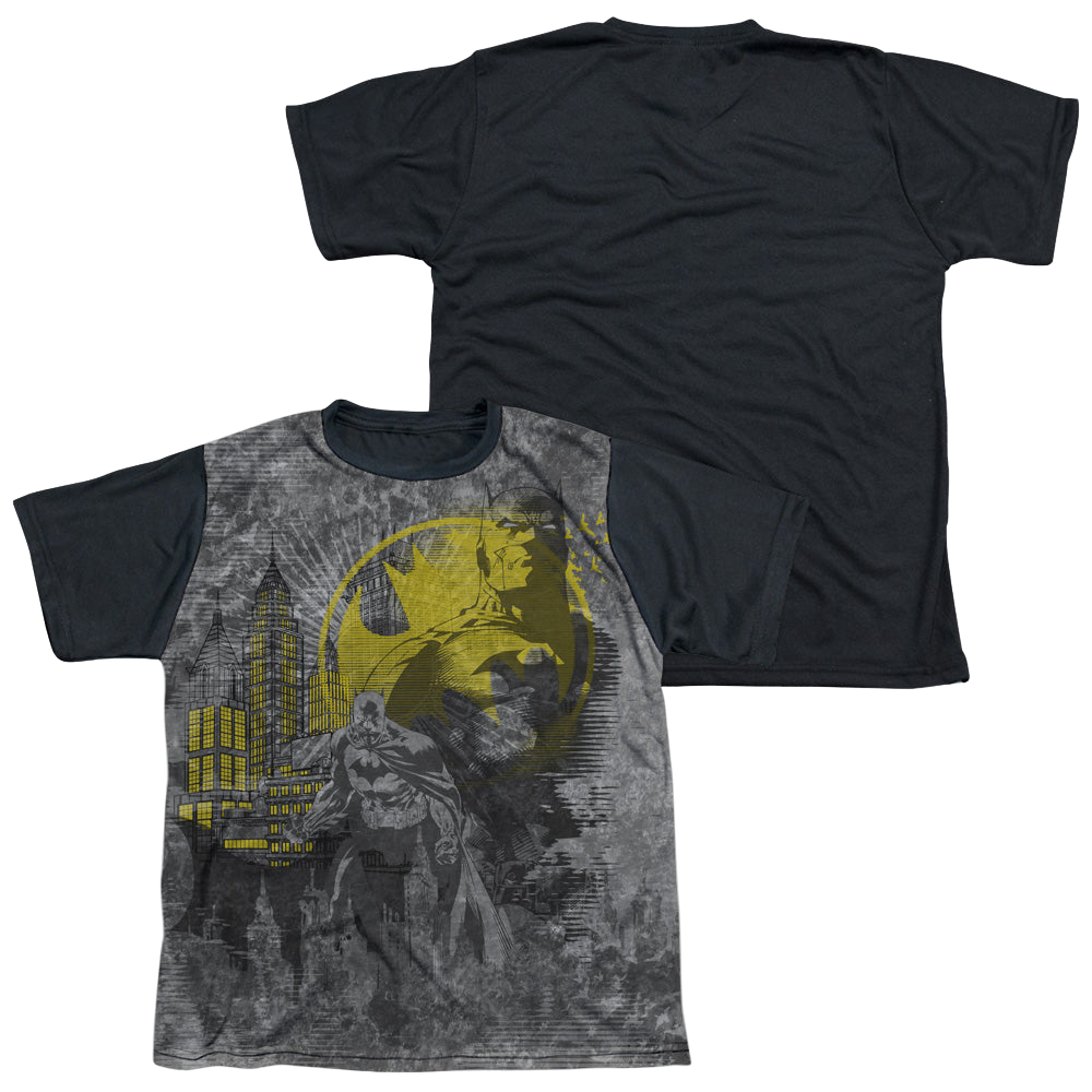DC Batman Dark City - Youth Black Back T-Shirt Youth Black Back T-Shirt (Ages 8-12) Batman   