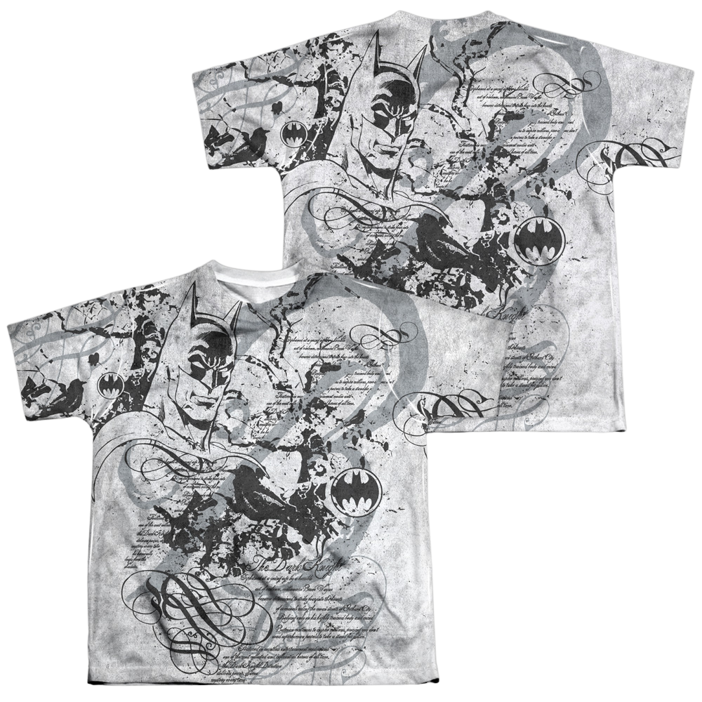 DC Batman Tale Of The Dark Knight - Youth All-Over Print T-Shirt Youth All-Over Print T-Shirt (Ages 8-12) Batman   