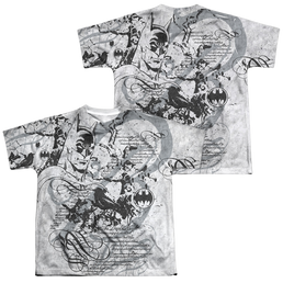 DC Batman Tale Of The Dark Knight - Youth All-Over Print T-Shirt Youth All-Over Print T-Shirt (Ages 8-12) Batman   