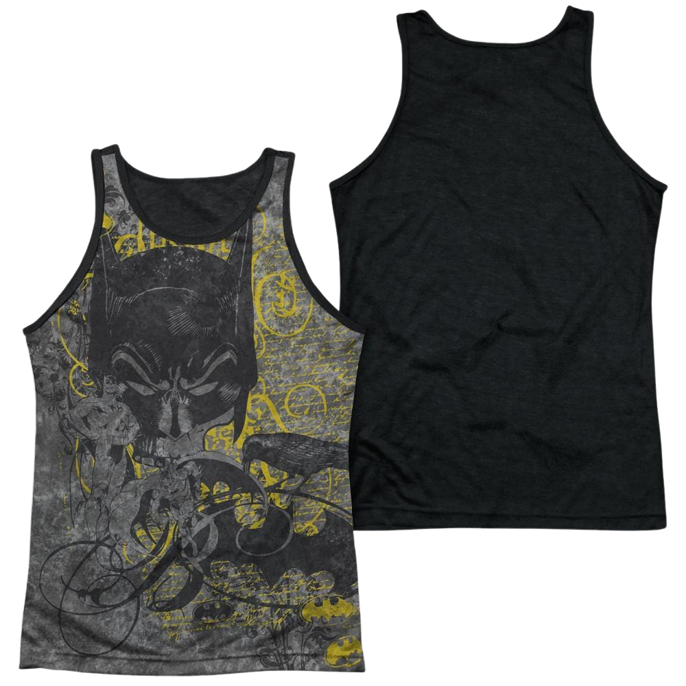 Batman Nevermore Men's Black Back Tank Men's Black Back Tank Batman   
