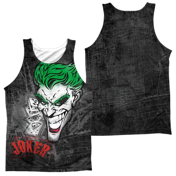 Batman Joker Sprays The City men's all-over print tank