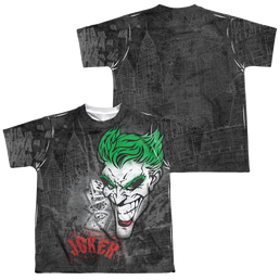 Joker, The Joker Sprays The City - Youth All-Over Print T-Shirt Youth All-Over Print T-Shirt (Ages 8-12) Joker   