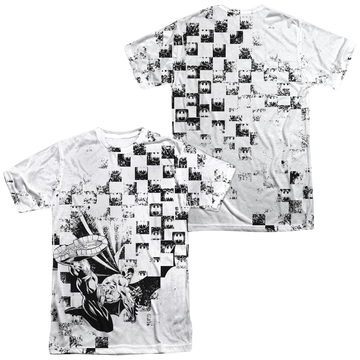 Batman Checkerboard Kick men's all-over print t-shirt