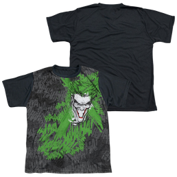 DC Batman Whats So Funny - Youth Black Back T-Shirt Youth Black Back T-Shirt (Ages 8-12) Batman   