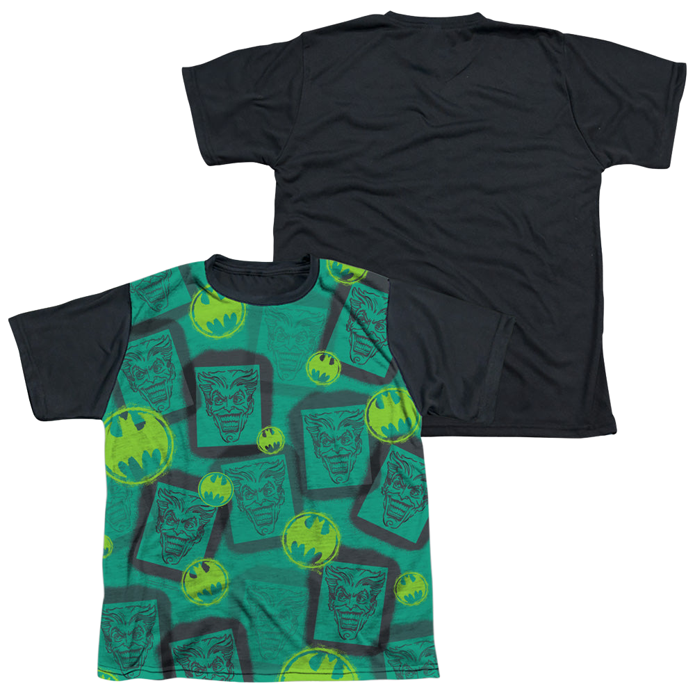 Joker, The Rivalry - Youth Black Back T-Shirt Youth Black Back T-Shirt (Ages 8-12) Joker   