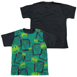 Joker, The Rivalry - Youth Black Back T-Shirt Youth Black Back T-Shirt (Ages 8-12) Joker   