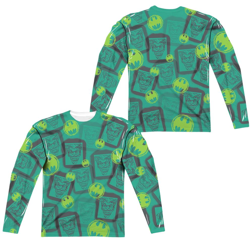 Joker, The Rivalry (Front/Back Print) - Men's All-Over Print Long Sleeve Men's All-Over Print Long Sleeve Joker   