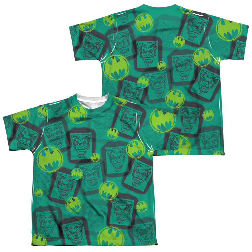 Joker, The Rivalry (Front/Back Print) - Youth All-Over Print T-Shirt Youth All-Over Print T-Shirt (Ages 8-12) Joker   