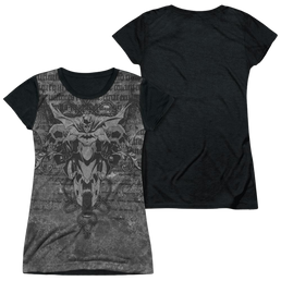 Batman Ride Free - Juniors Black Back T-Shirt Juniors Black Back T-Shirt Batman   