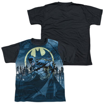DC Batman Heed The Call - Youth Black Back T-Shirt Youth Black Back T-Shirt (Ages 8-12) Batman   